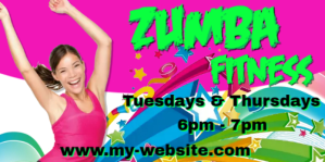 Zumba Twitter Header template