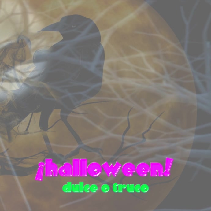 halloween Instagram Post template