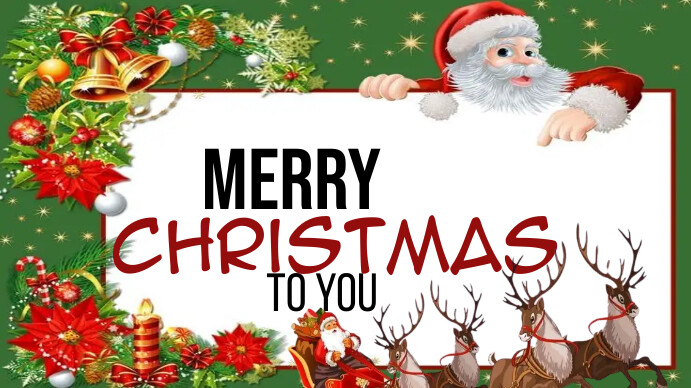 Çhristmas Ekran reklamowy (16:9) template