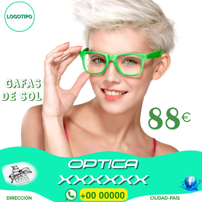 óptica Template PosterMyWall