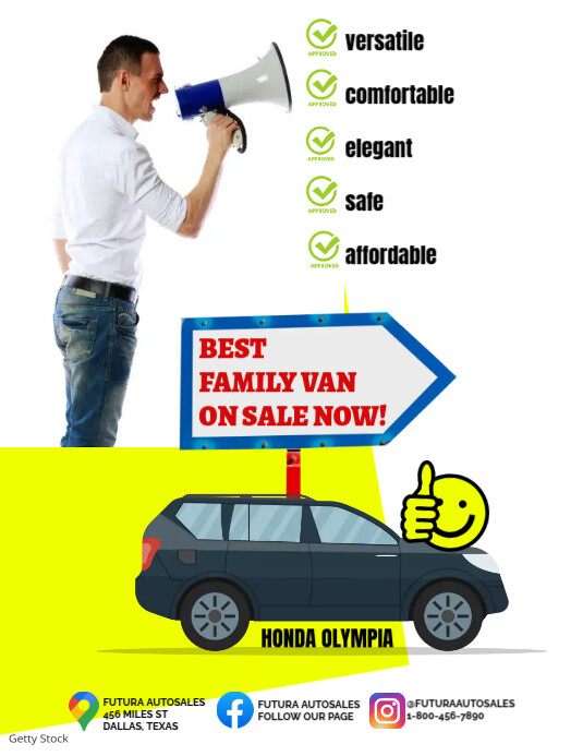 車, car dealers, auto sales, venta carros, dealer, business Ulotka (US Letter) template