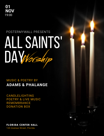 Honor loved ones with All Saints Day flyers