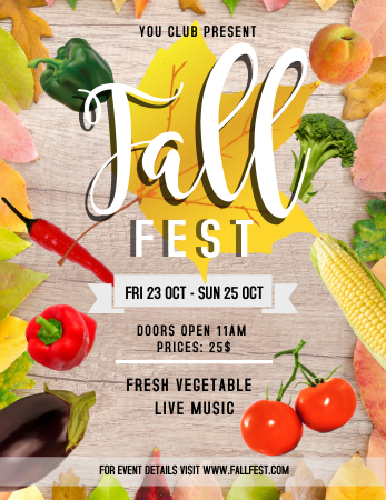 Welcome the autumn season with creative flyers