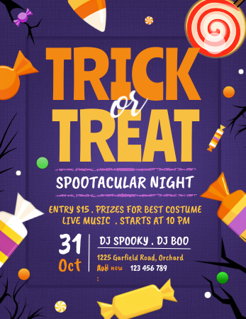 Customize Fa-boo-lous Halloween posters in minutes!