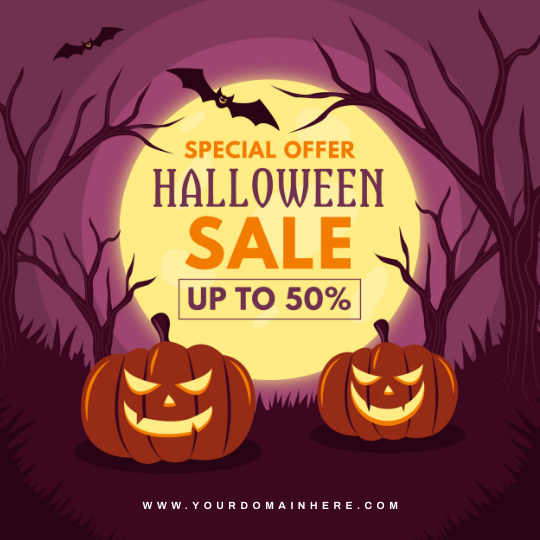 Customize Fa-boo-lous Halloween posters in minutes!
