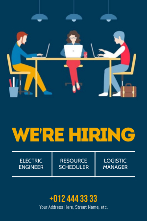 Create professional-looking job hiring posters
