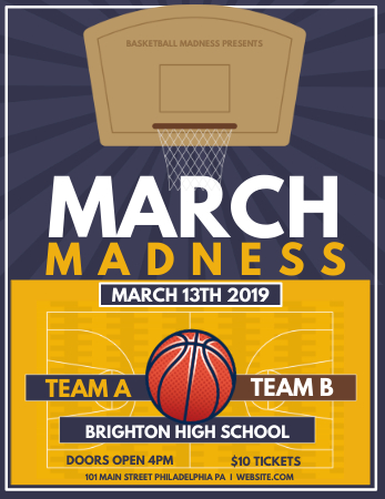 Create an eye-catching March Madness poster