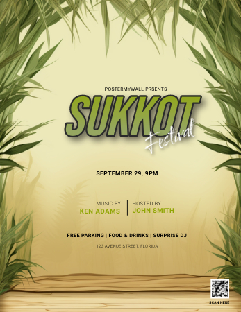 Level-up festivities with Sukkah posters