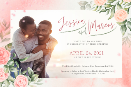 Design stunning custom wedding invitations