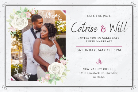 Design stunning custom wedding invitations
