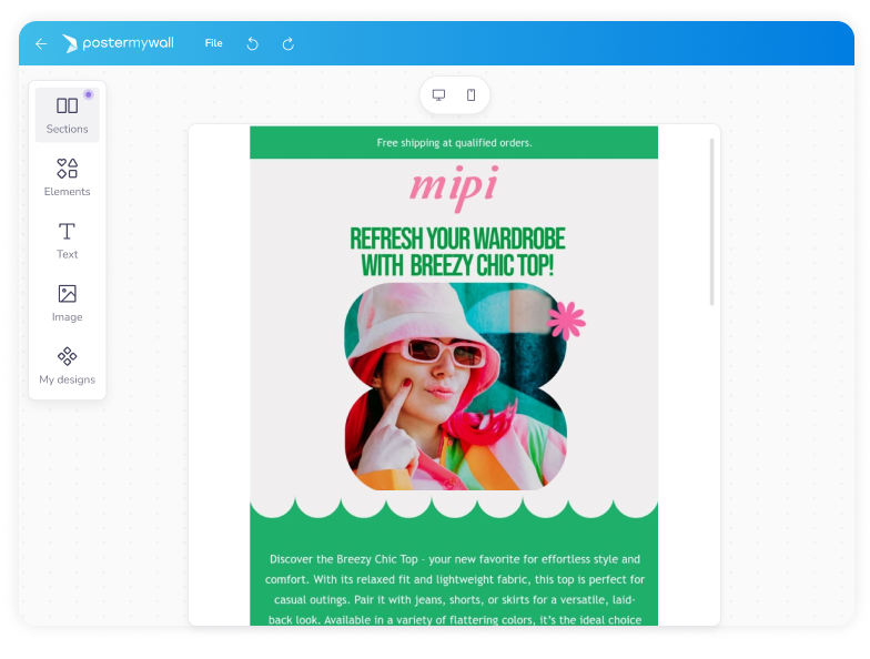 Free AI Email Generator Instantly Write and Send Emails PosterMyWall