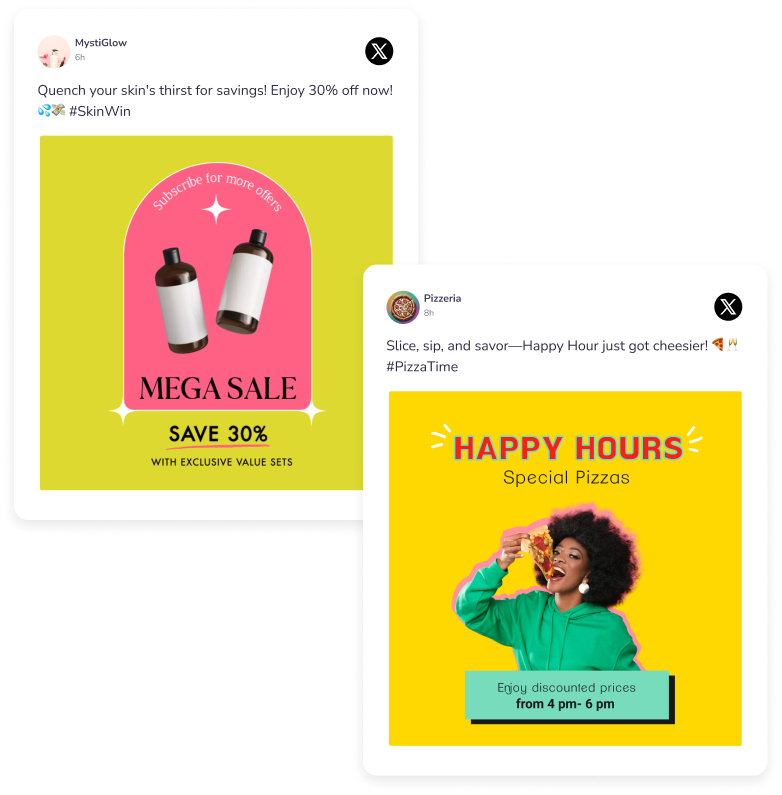 Free X Hashtag Generator - Boost Your Reach | PosterMyWall