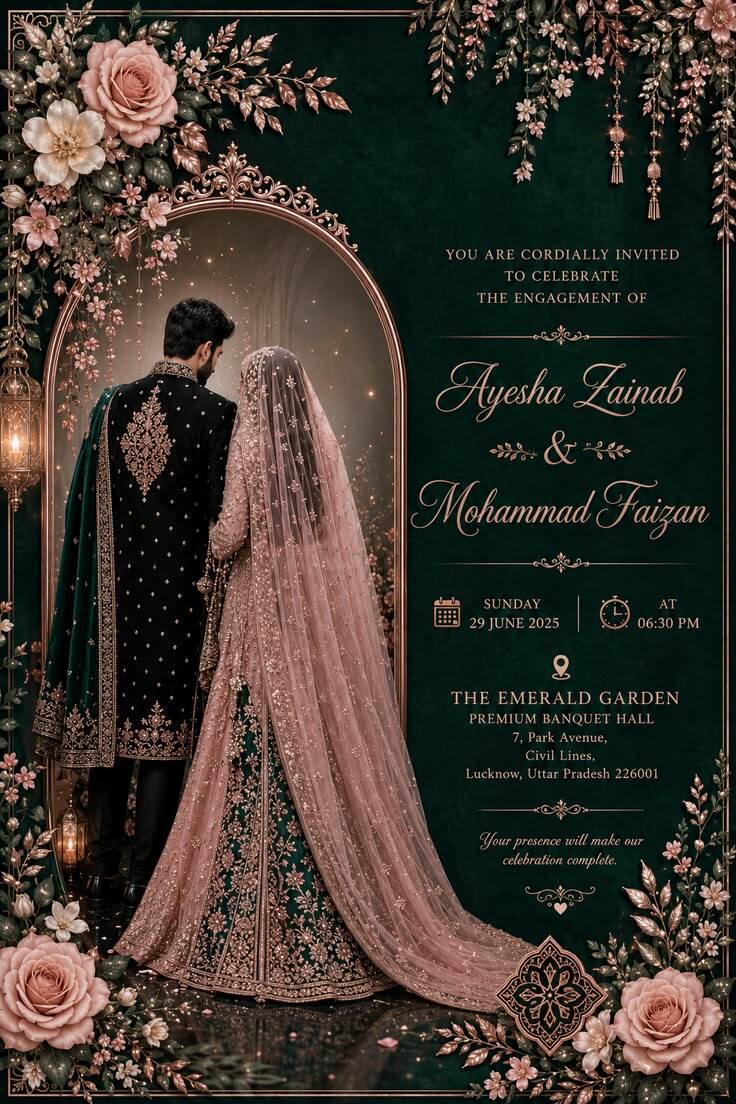 AYESHA ARSHAD WEDS MUSA BIN SHAHID 