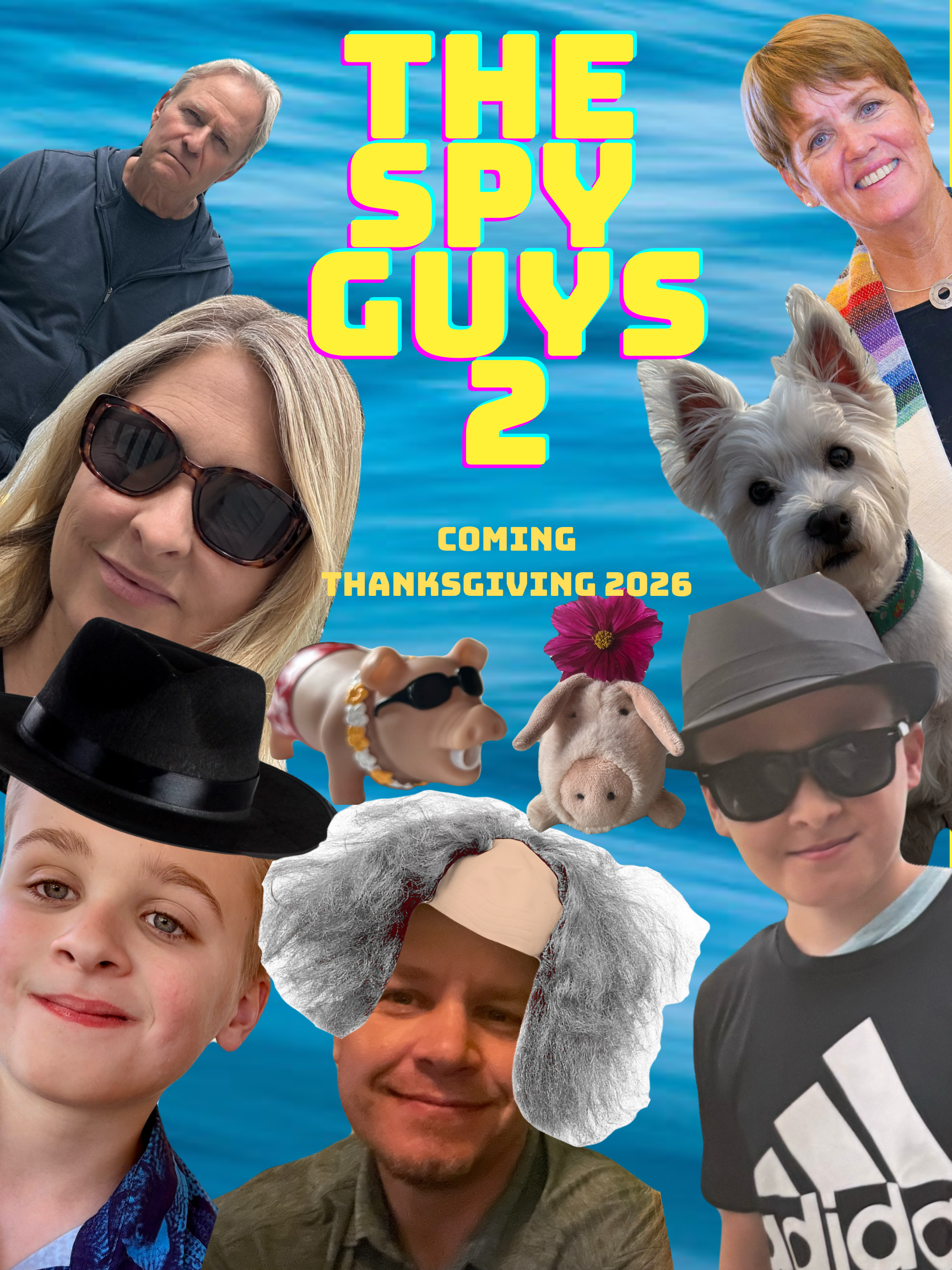 THE SPY GUYS DOUBLE FEATURE TAKES PLACE DURING OUR THANKSGIVING GATHERING. 