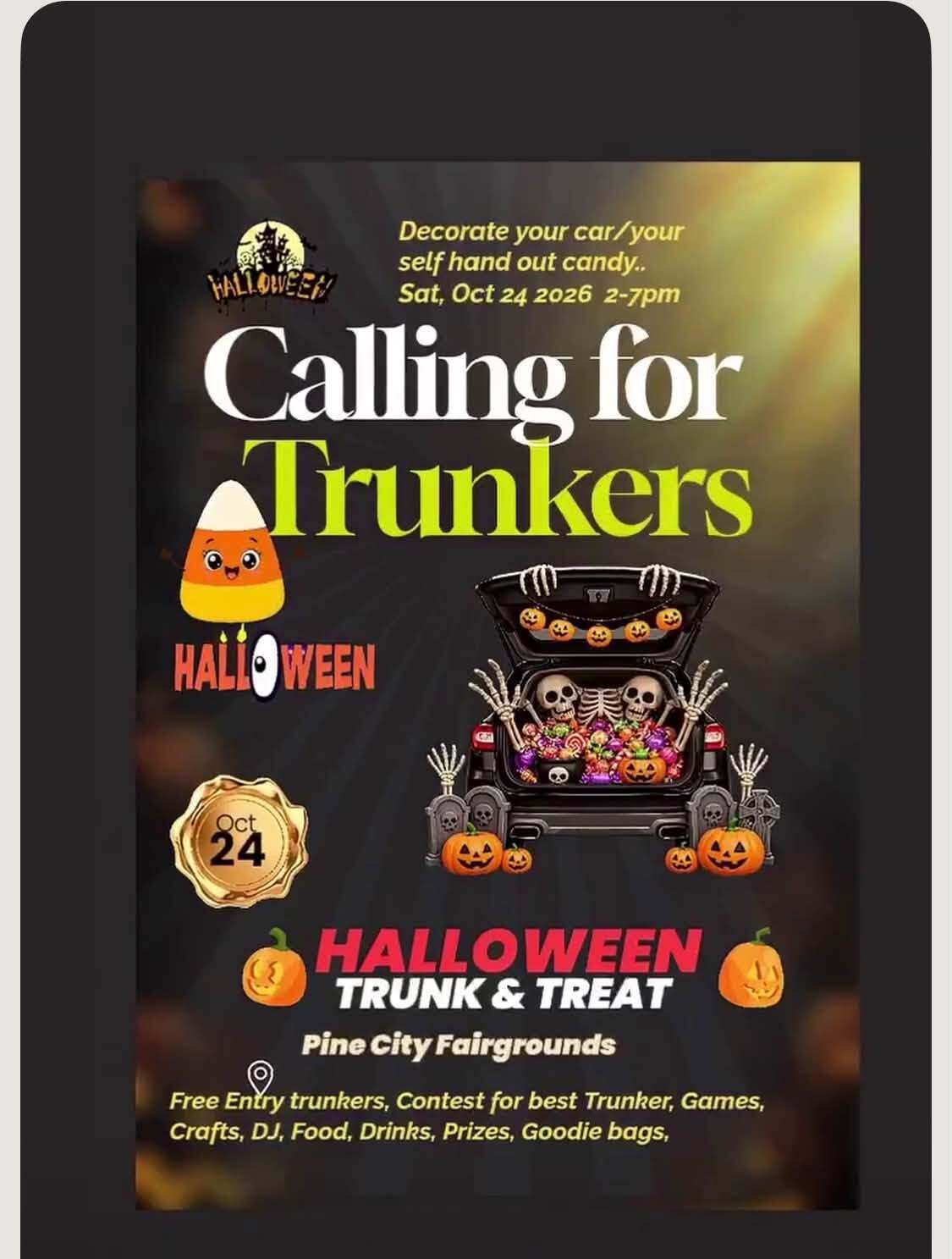 2026 Trunk or Treat Carnival 
