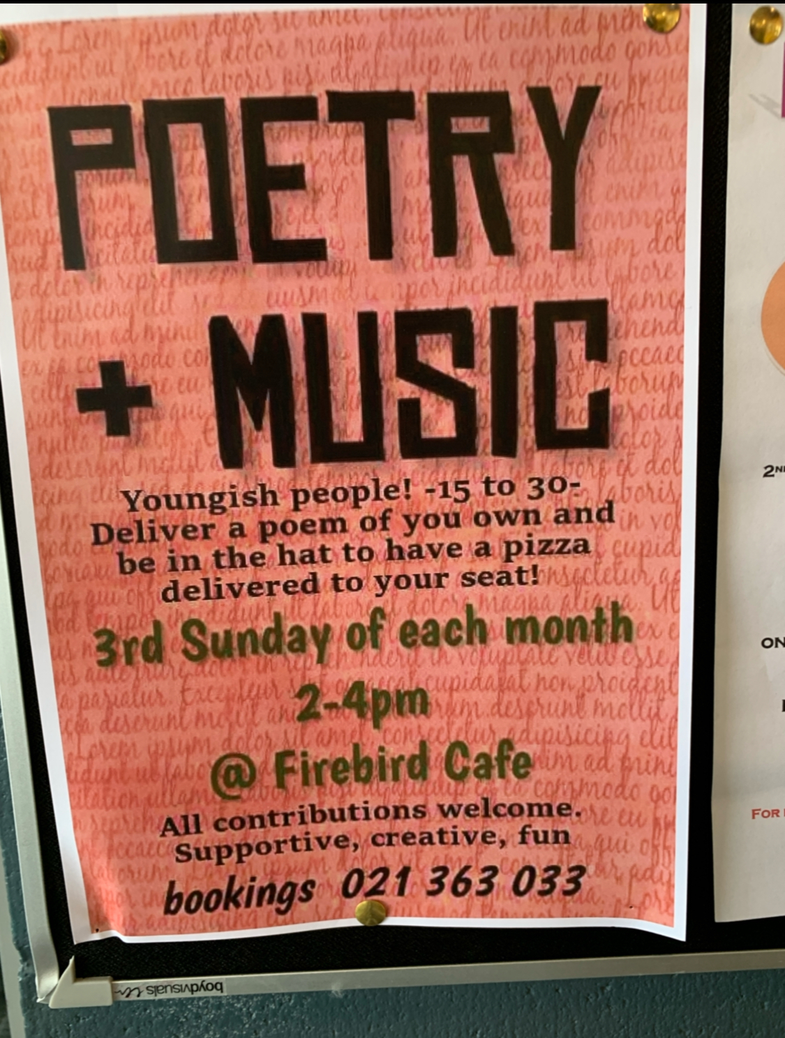 POETRY + MUSIC