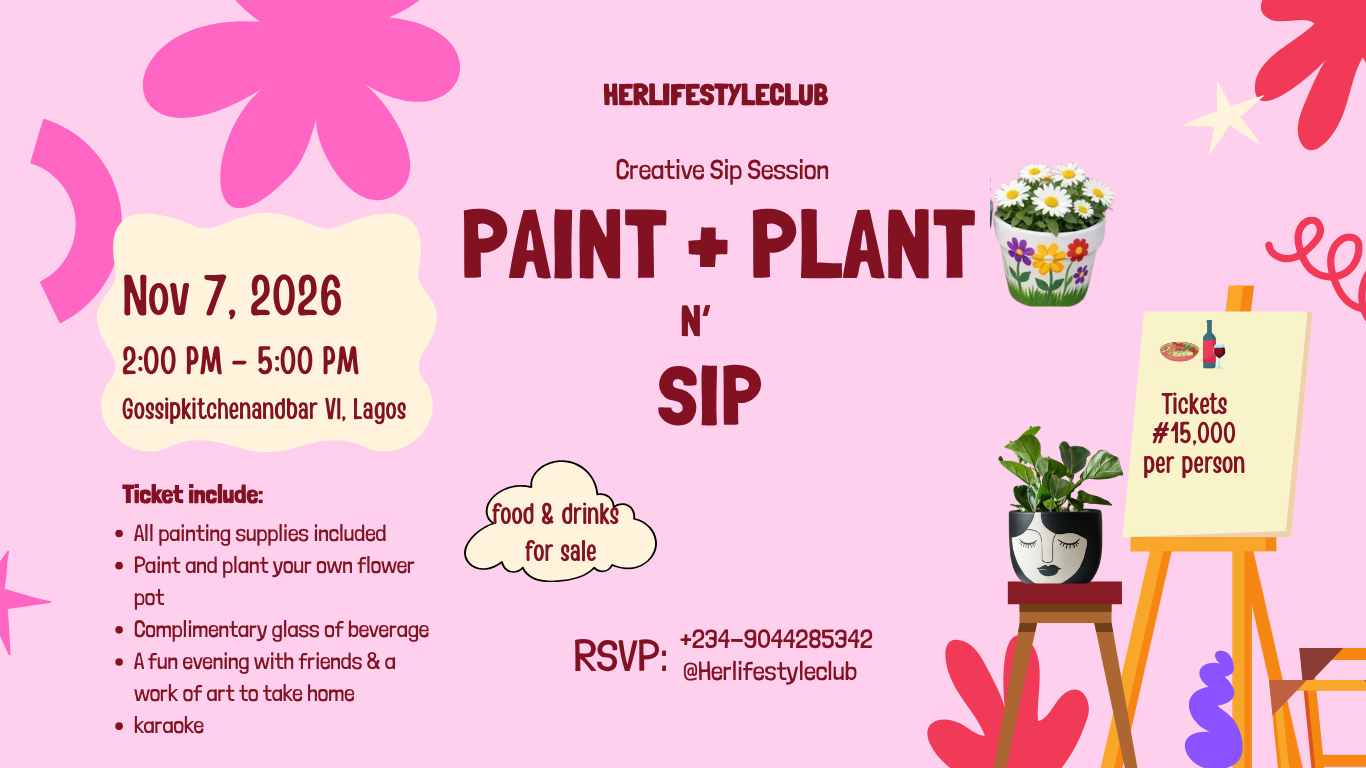 Paint, plant n sip 
