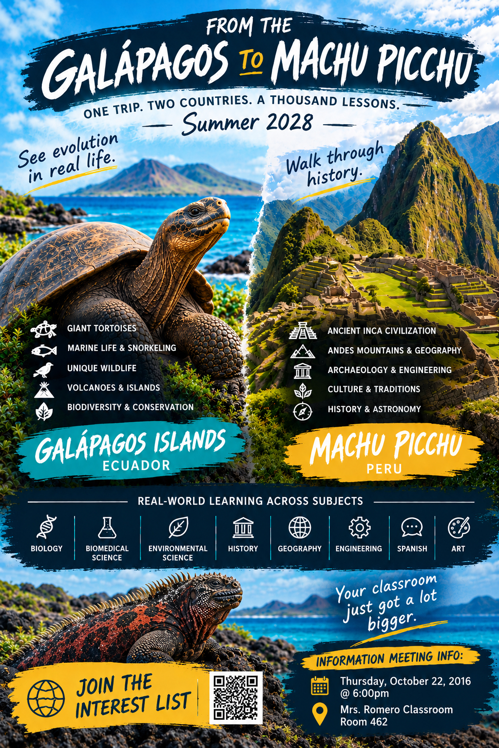 The Galapagos & Machu Picchu Tour 2028