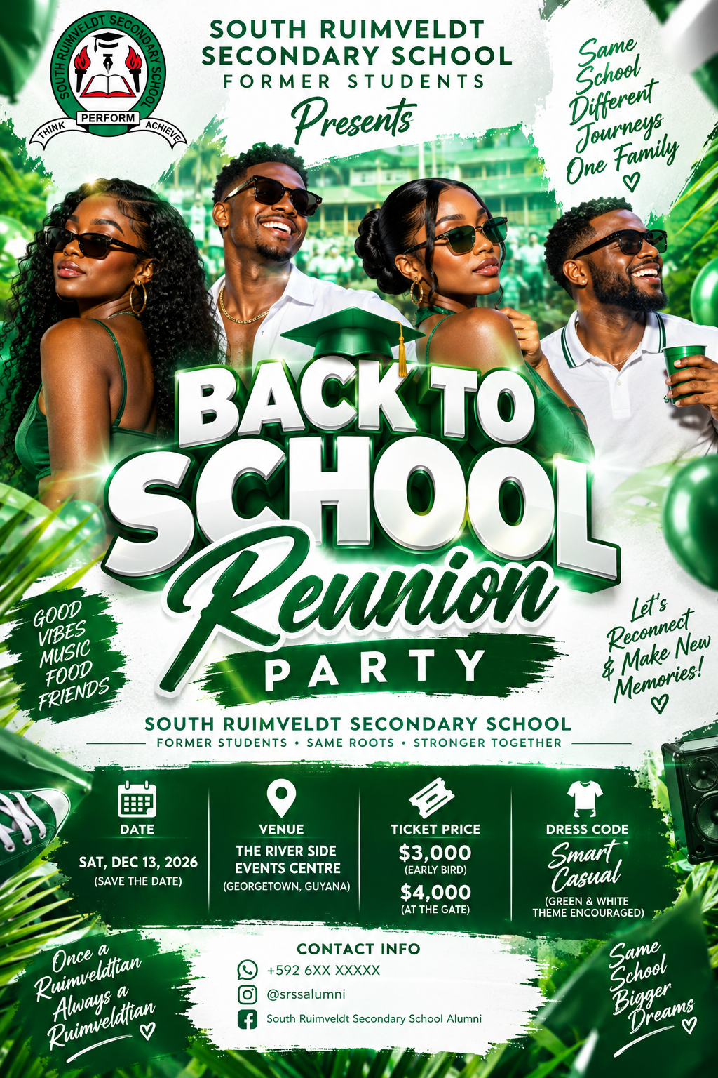 South Ruimveldt Secondary School Back to School Reunion pt.2