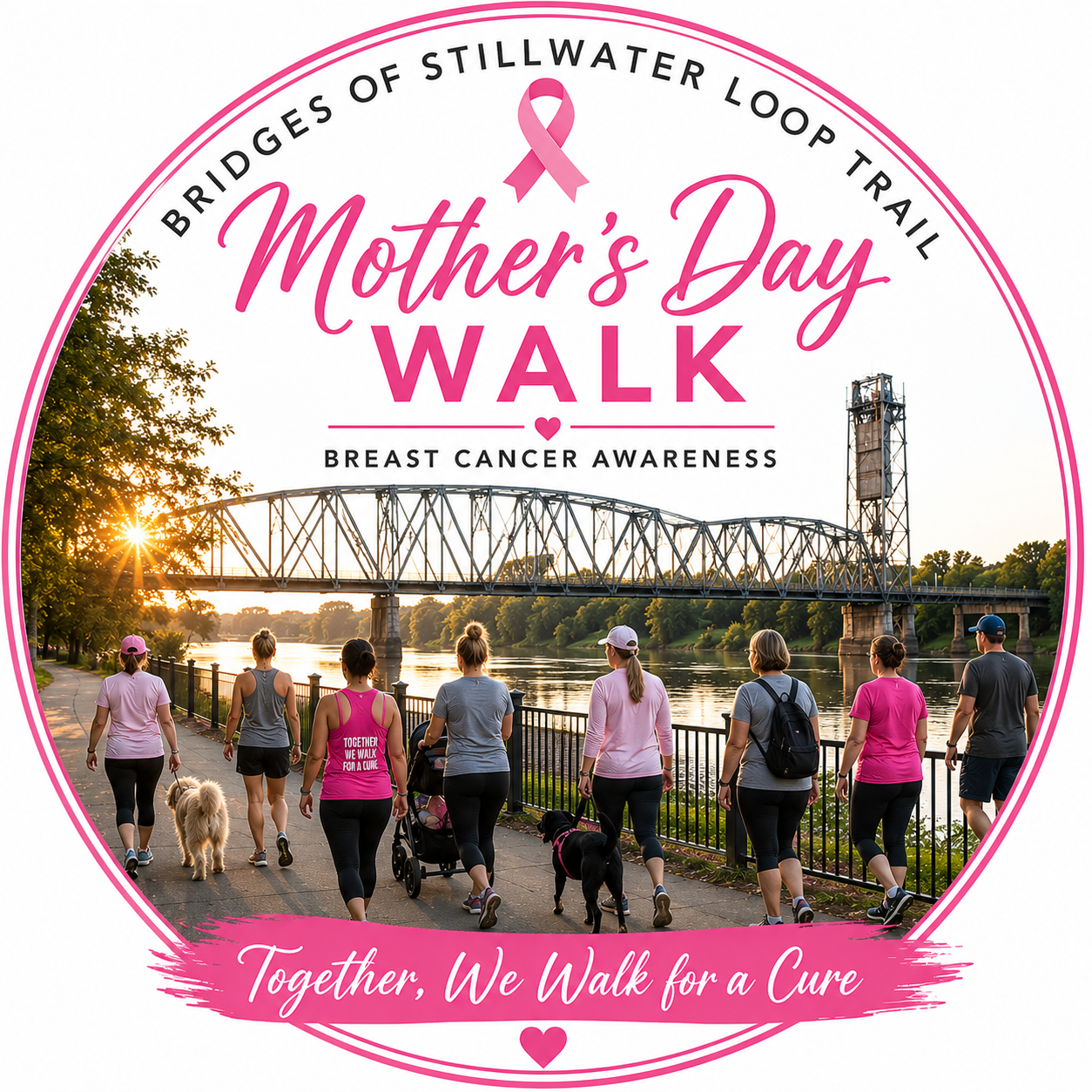 Breast Cancer Walk on Mother's Day 