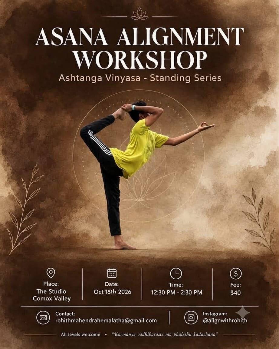 Asana alignment workshop (ashtanga vinyasa -standing  series)